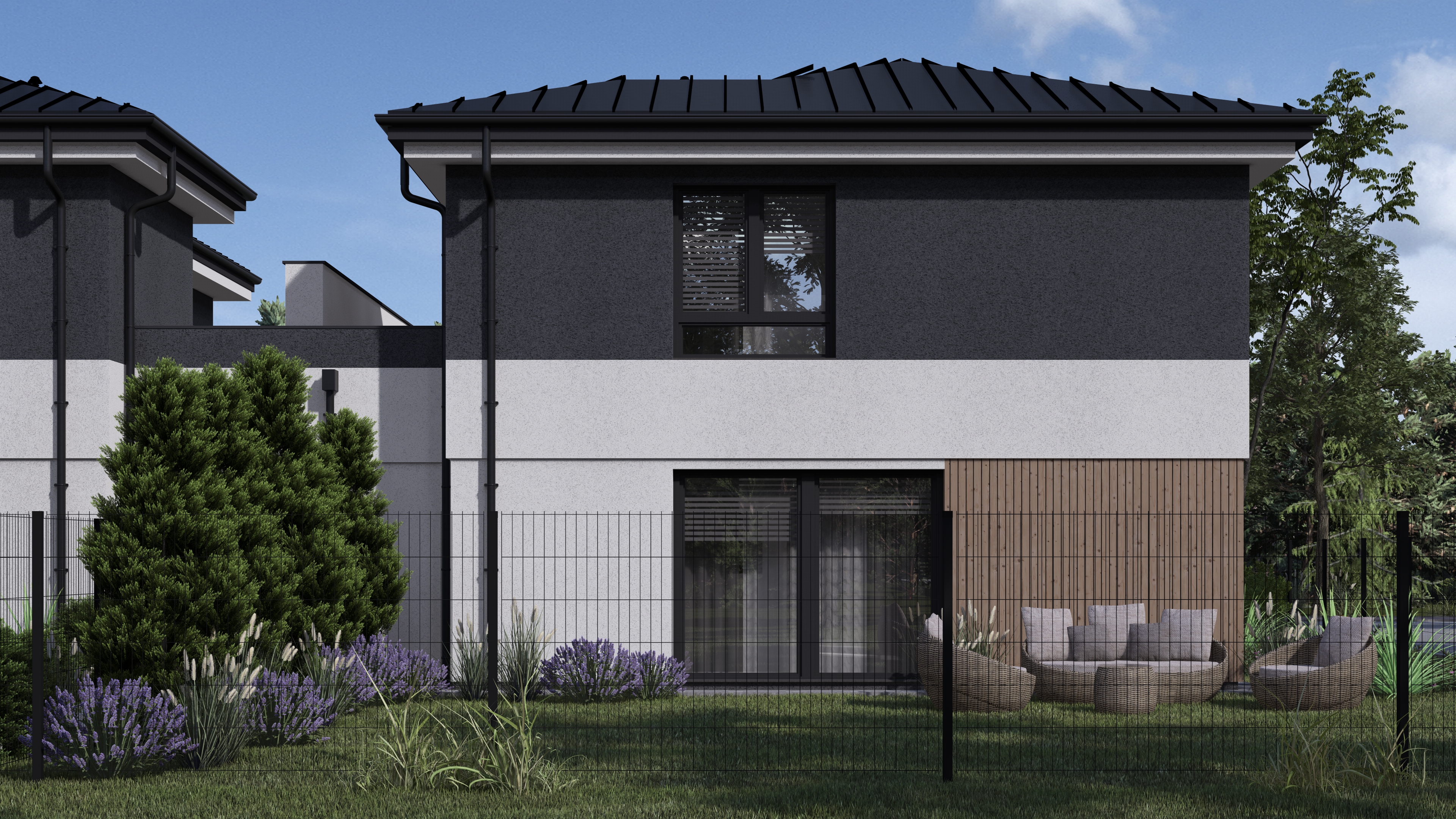 Wizualizacja zewnętrzna inwestycji JLG Development